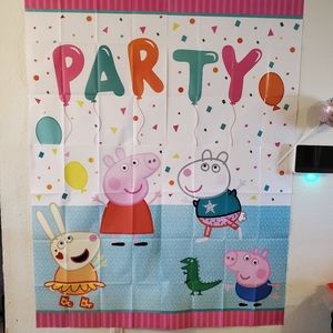 Peppa pig birthday party decorations